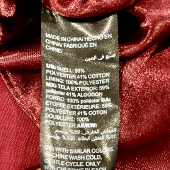 WHBM Red Dress Size 4 - Picture 6 of 6